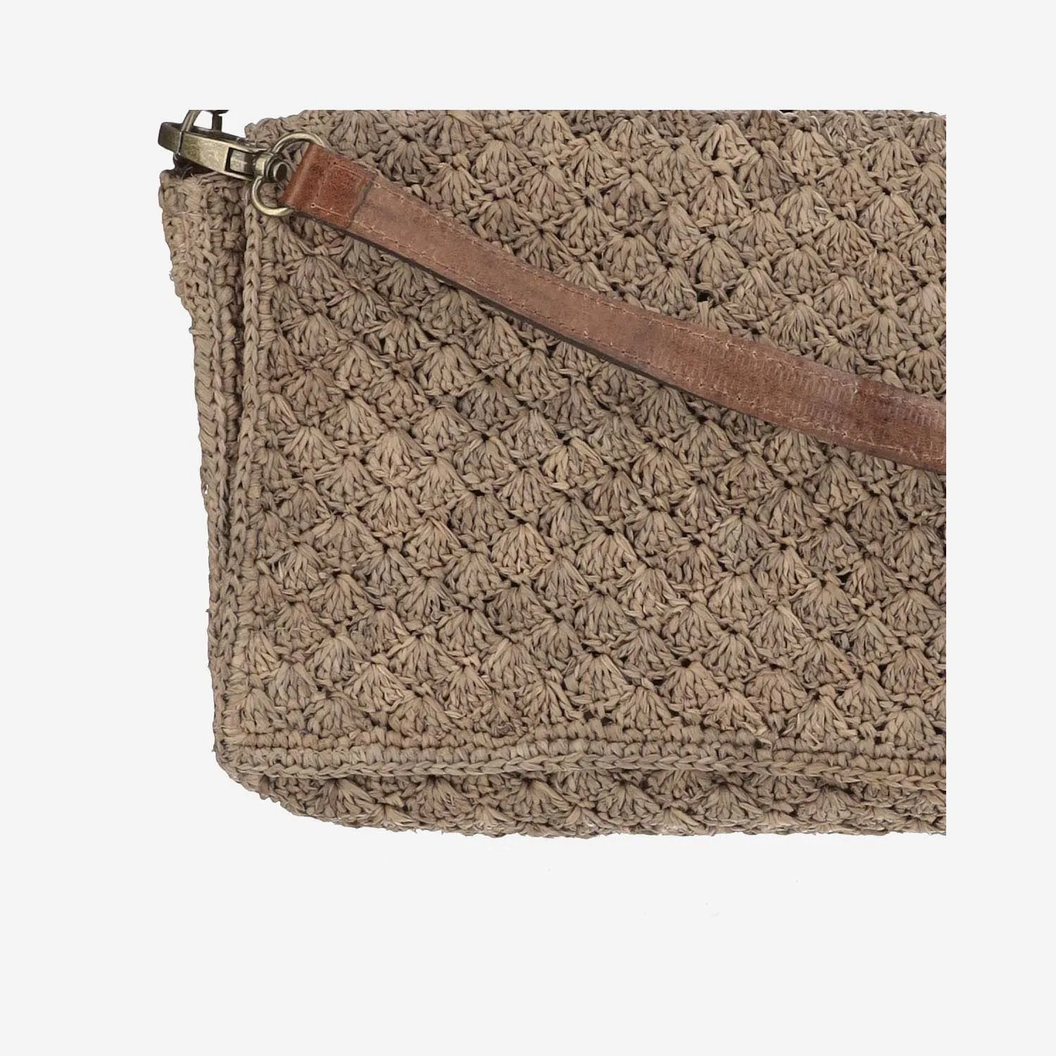 Ibeliv Sonia Bag In Raffia And Leather