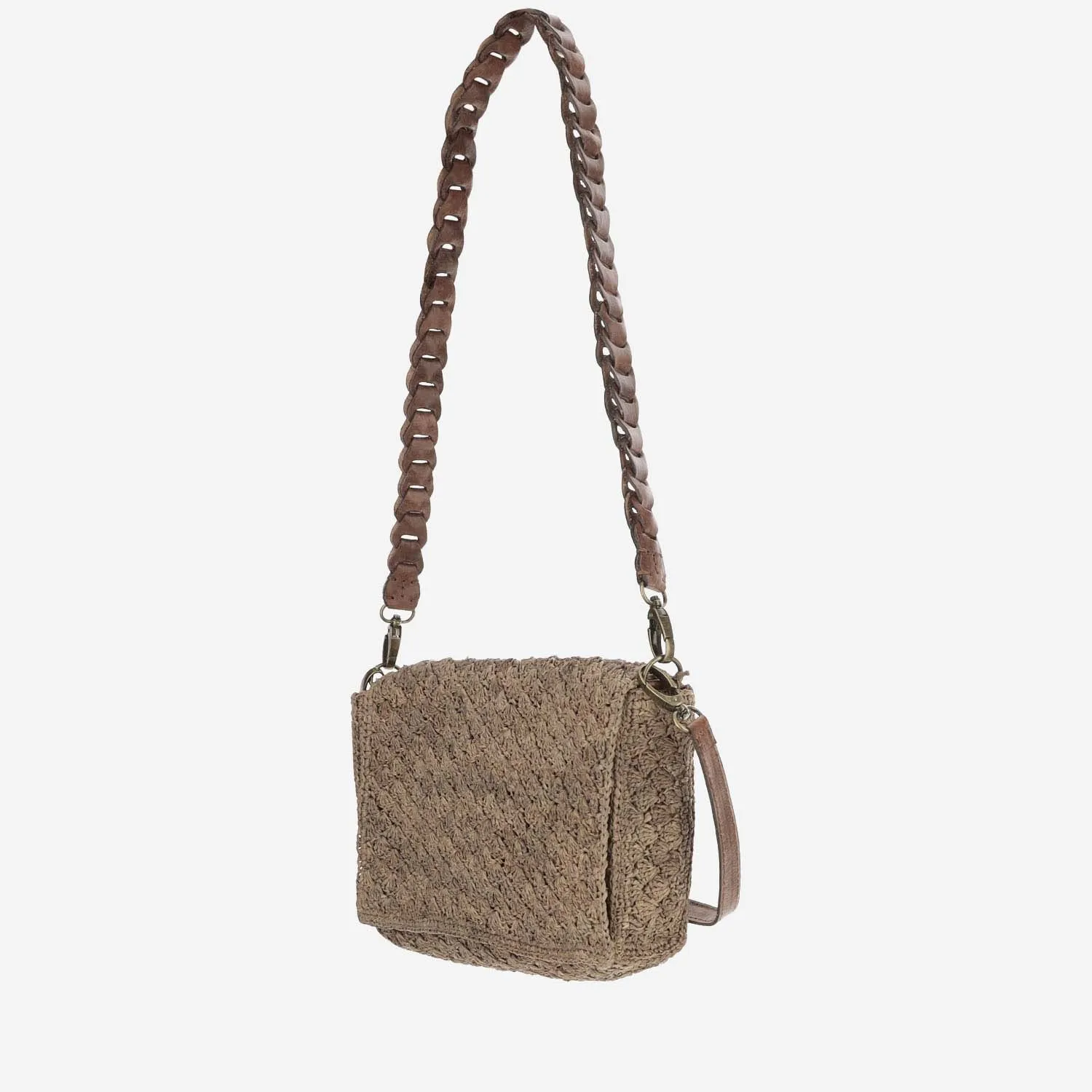 Ibeliv Sonia Bag In Raffia And Leather