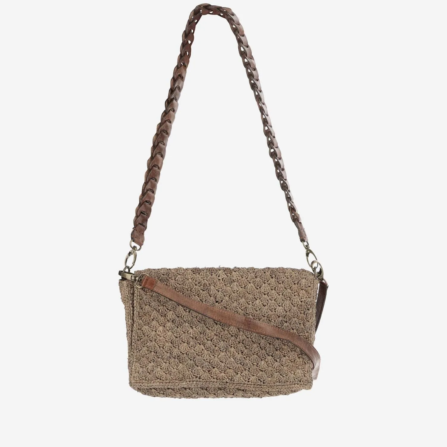 Ibeliv Sonia Bag In Raffia And Leather