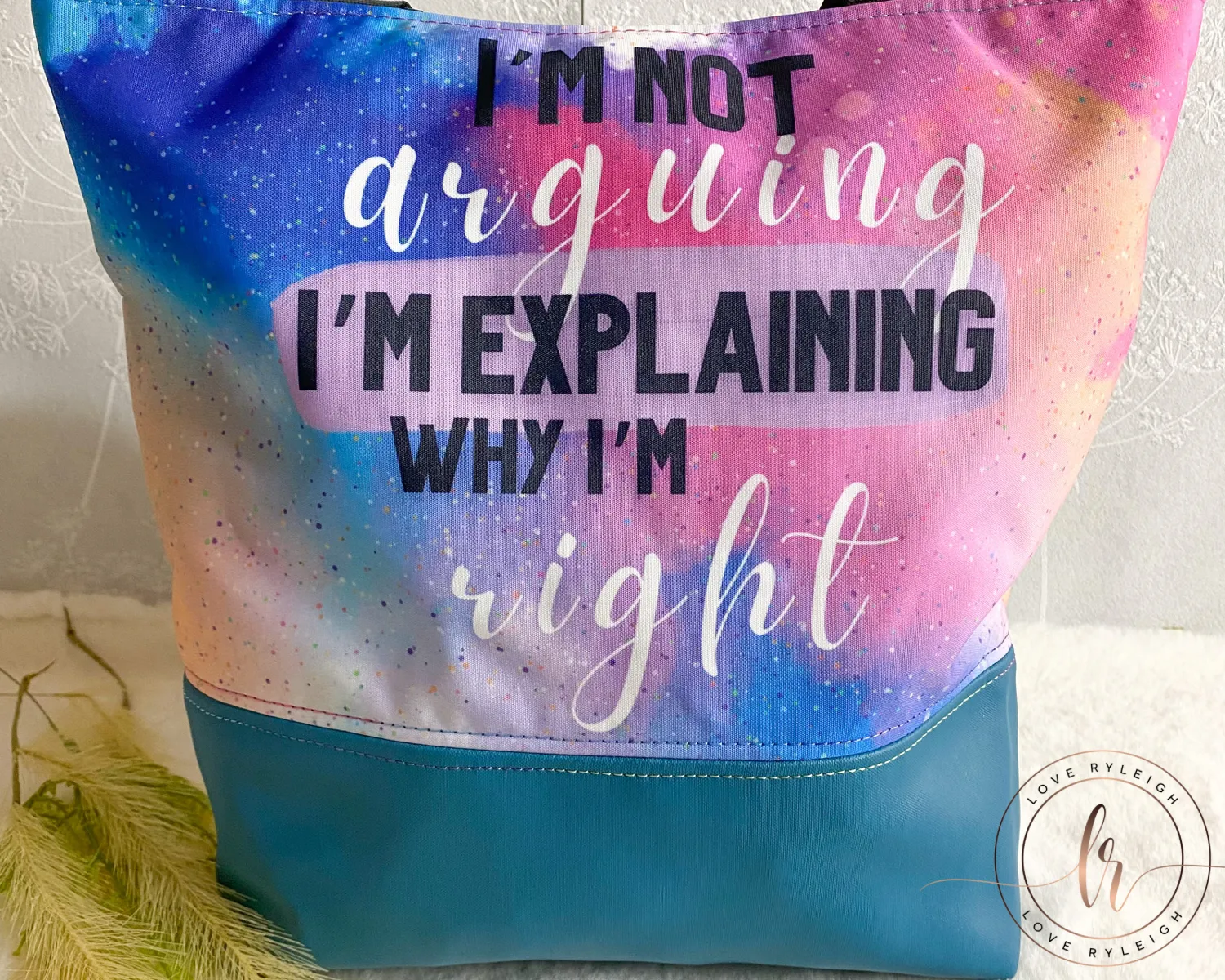 I’m Not Arguing Canvas Tote