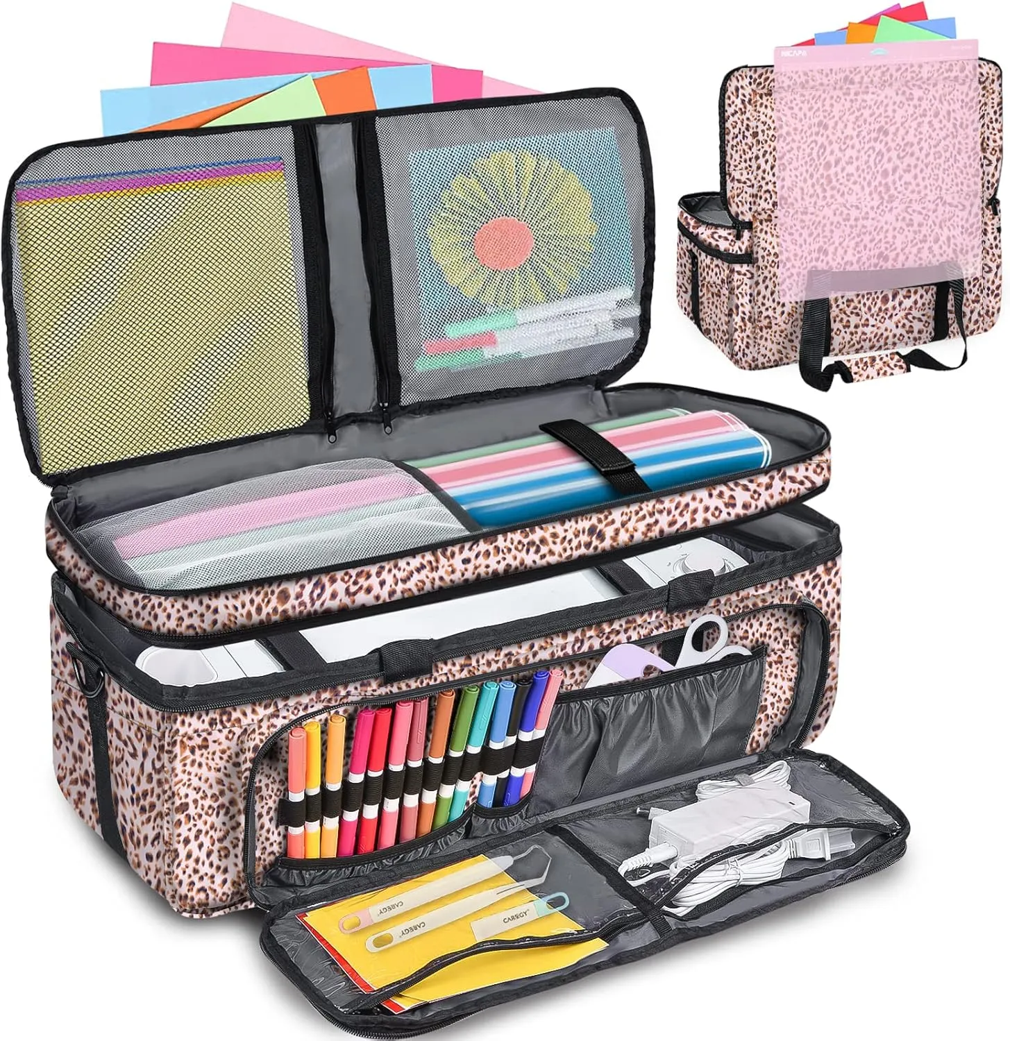IMAGINING Cushion Carrying Case Bag Compatible with Cricut Maker/Maker 3, Cricut Explore Air 2/Explore 3, Cricut Organizer for Cricut Accessories