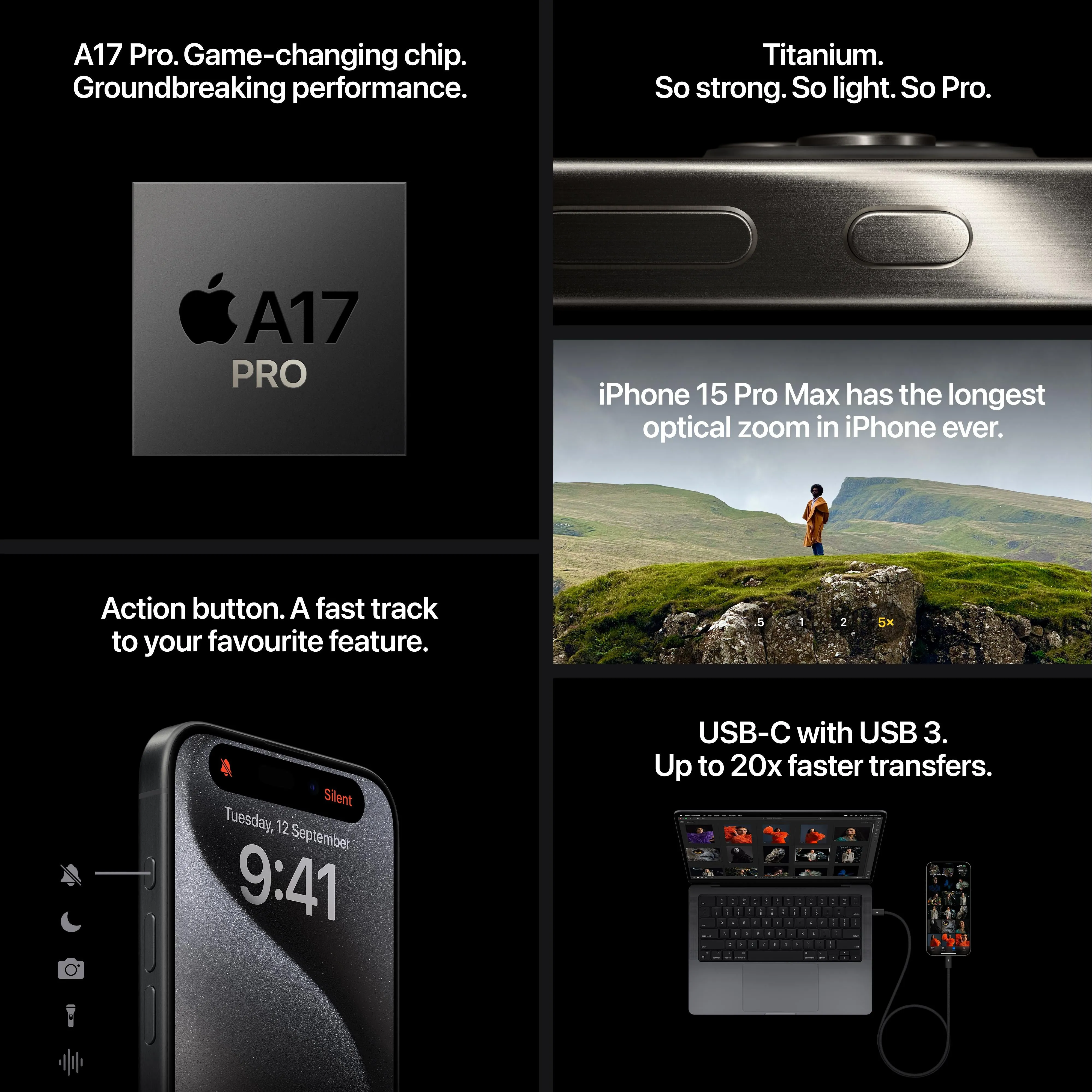 iPhone 15 Pro Max 1TB Natural Titanium