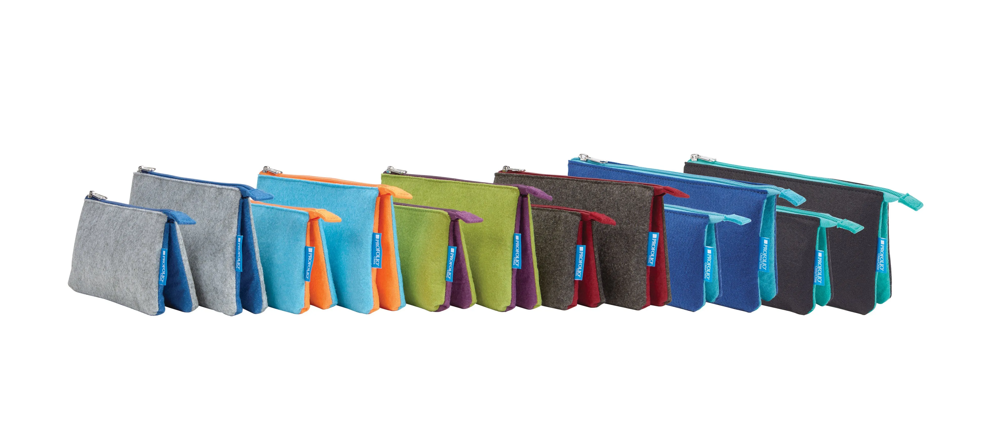 Itoya Profolio Midtown Pouch in Blue/Lagoon- 5x9 inches