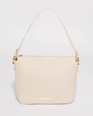 Ivory Lucy Shoulder Strap Tote Bag