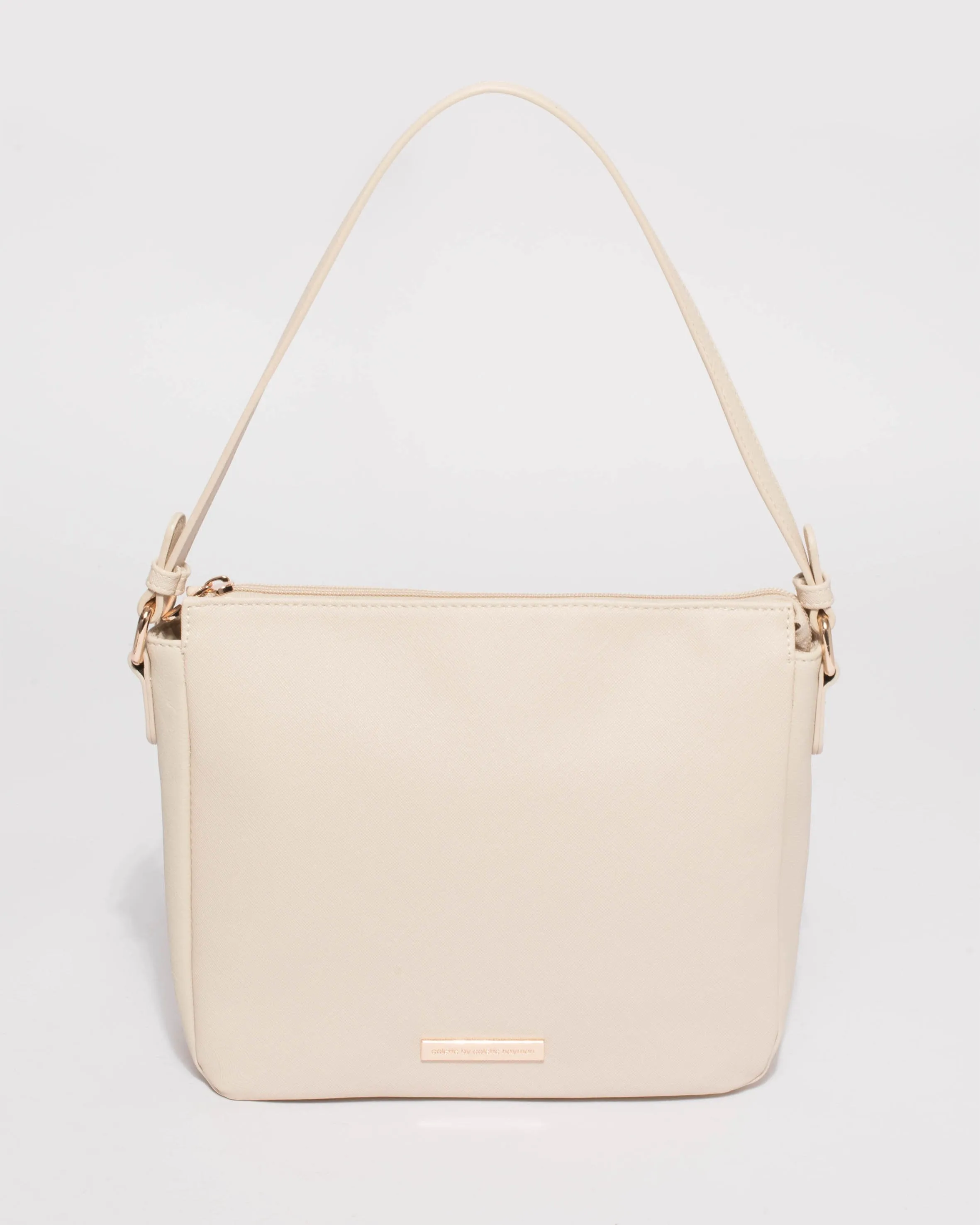 Ivory Lucy Shoulder Strap Tote Bag