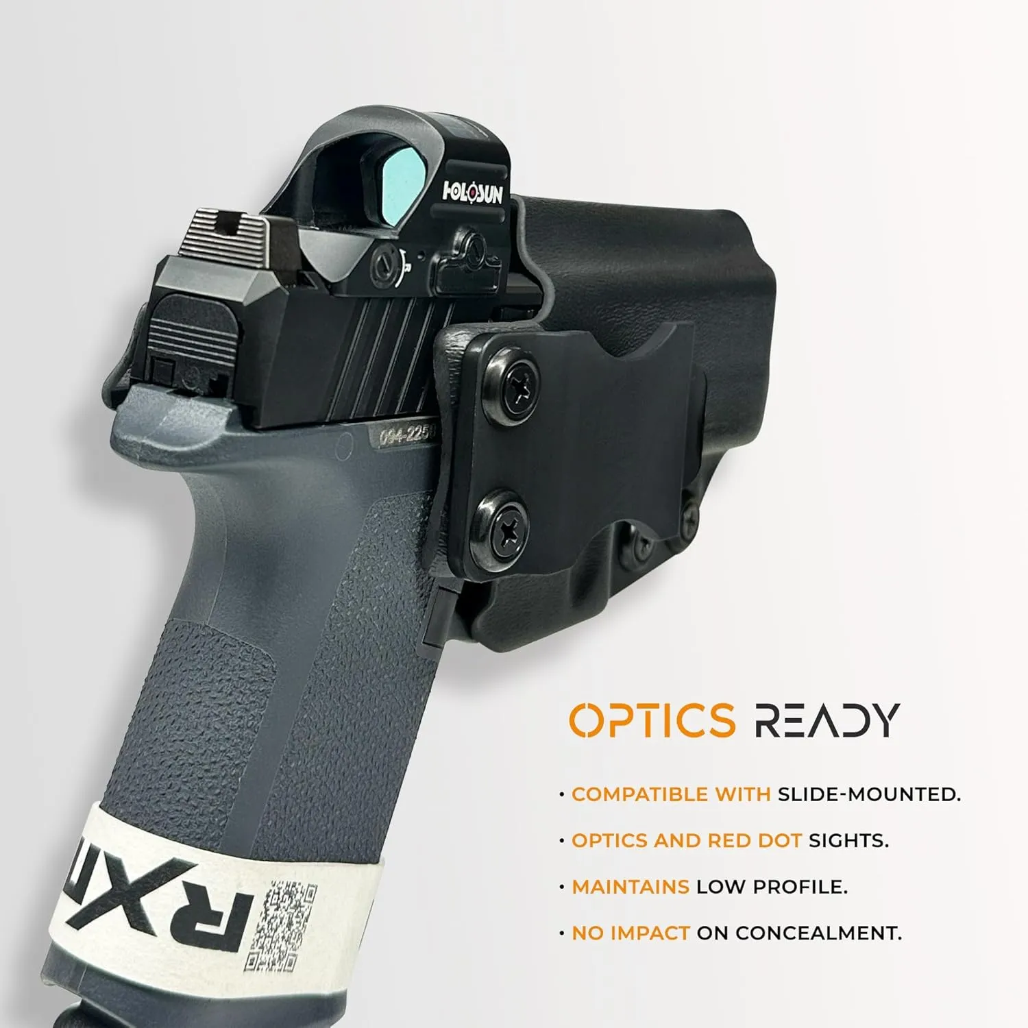 IWB High Sweat Shield Holster Fits Shadow Systems MR920 Inside Waistband Kydex Gun Holster American Made Durable Lightweight Carry Gear