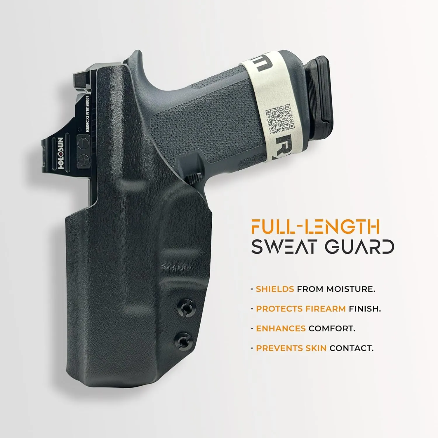 IWB High Sweat Shield Holster Fits Shadow Systems MR920 Inside Waistband Kydex Gun Holster American Made Durable Lightweight Carry Gear