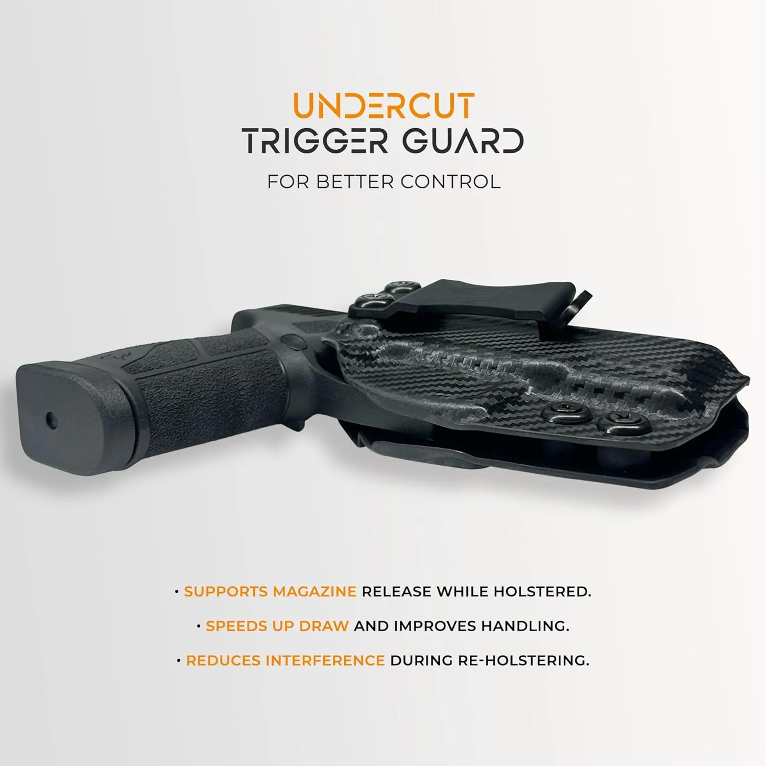 IWB Max Cover Holster Fits CZ P-07 Inside Waistband Kydex Gun Holster American Made Durable Lightweight Carry Gear