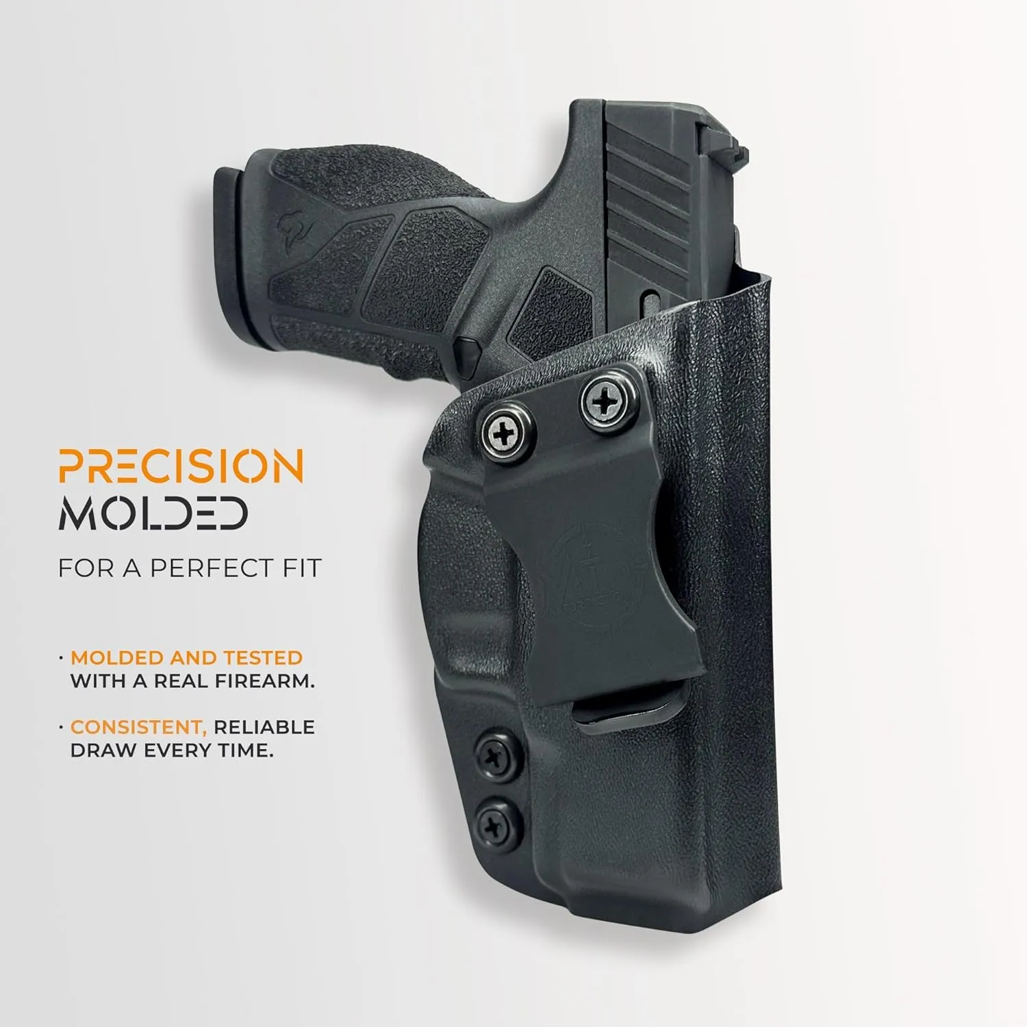IWB Max Cover Holster Fits CZ P-07 Inside Waistband Kydex Gun Holster American Made Durable Lightweight Carry Gear
