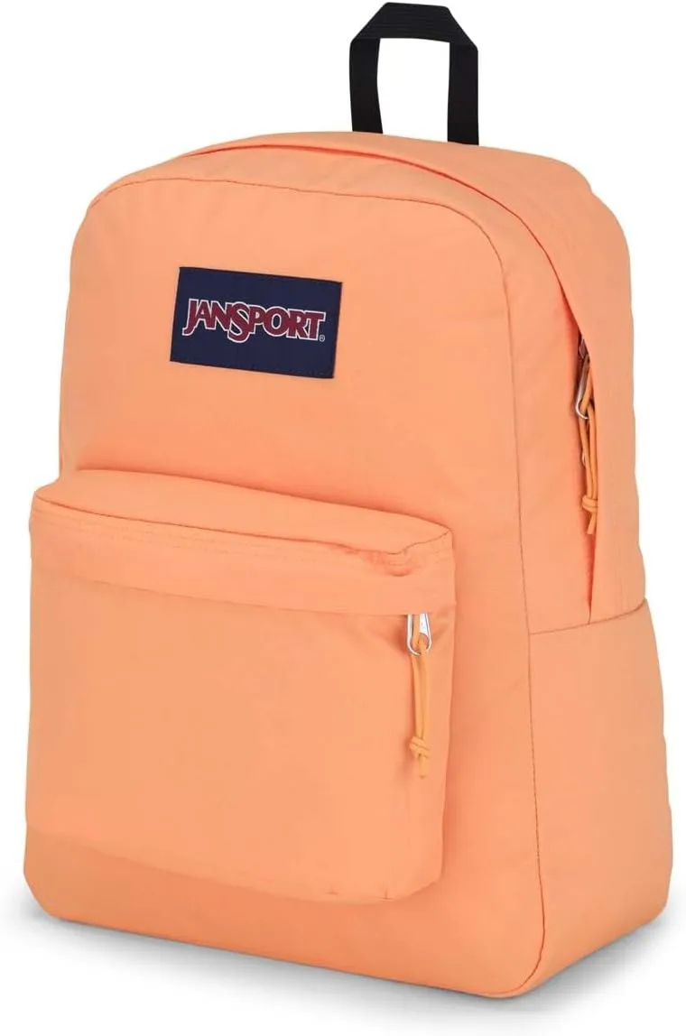 JanSport Superbreak Backpack - Durable, Lightweight Premium Backpack, Apricot Crush