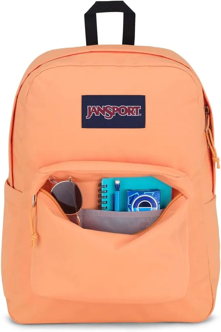 JanSport Superbreak Backpack - Durable, Lightweight Premium Backpack, Apricot Crush