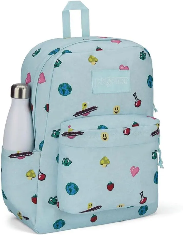JanSport Superbreak Backpack - Durable, Lightweight Premium Backpack, Pixel Party
