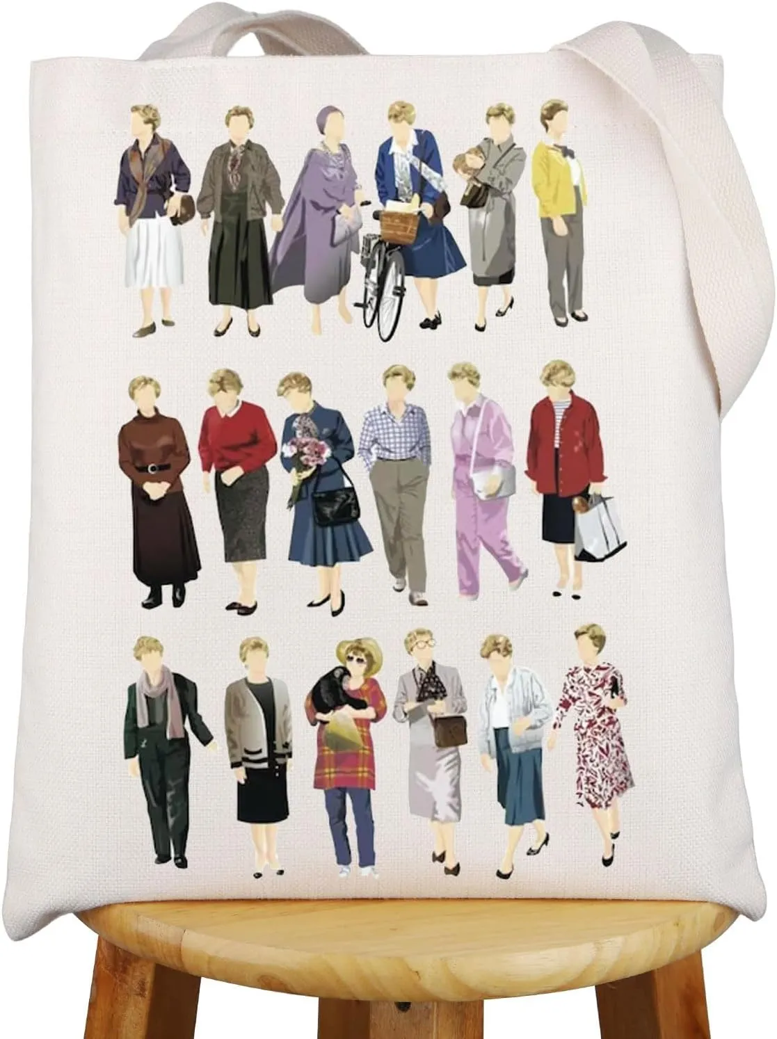 JNIAP Murder TV Show Inspired Tote Bag Jessica Fletcher Fans Gifts Jessica Fletcer Tote Bag True Crime Lover Gift