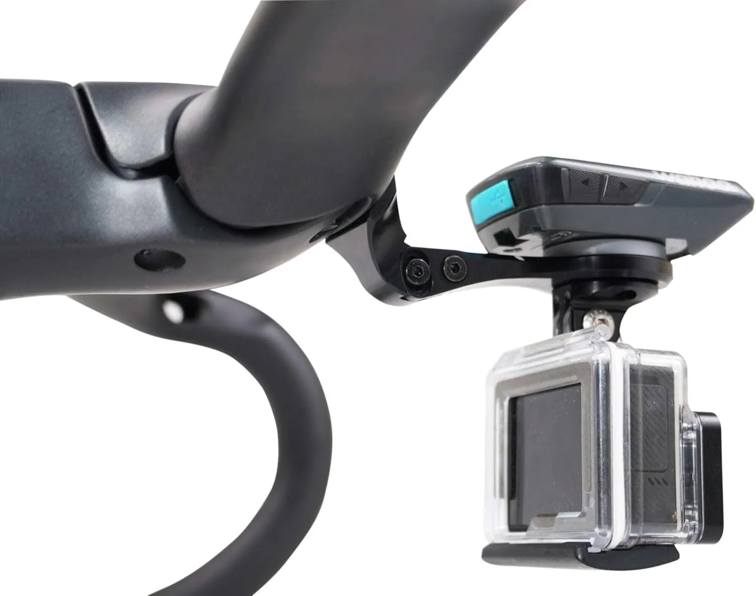 K-Edge | Gen 6 Madone/Emonda Bicycle Computer Combo Mount | for Wahoo GPS Devices | Durable, Aerodynamic Bike Computer Mount