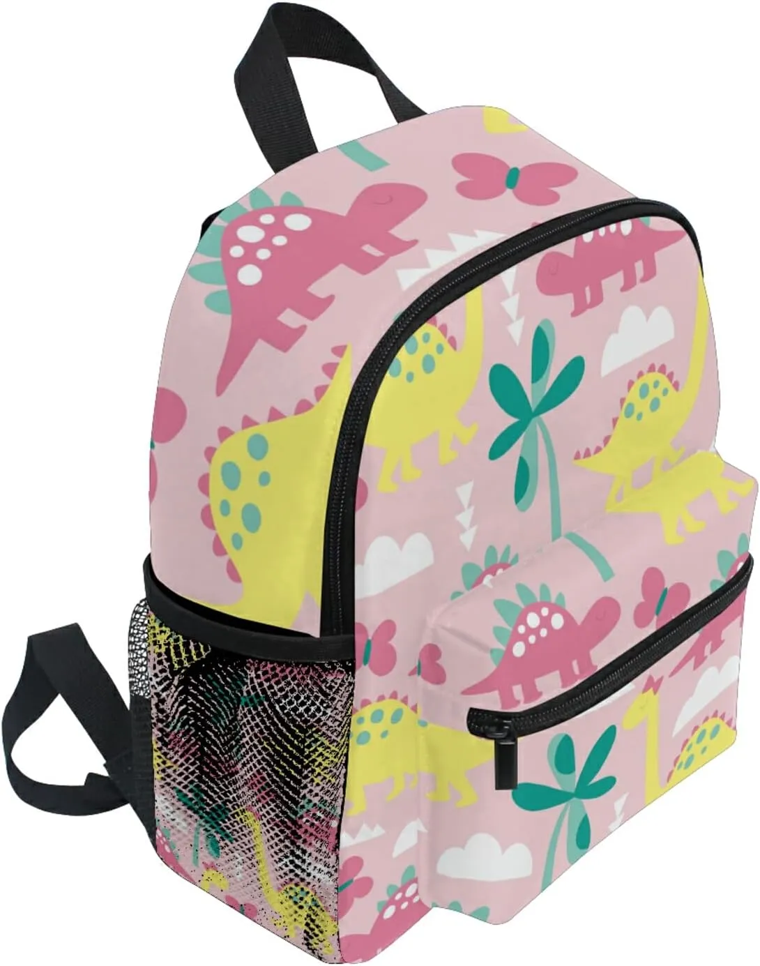 Kids Backpack Cute Cartoon Pink Dinosaur Animal Pattern Todder Backpack Lightweight Preschool Kindergarten Book Bag Practical and Durable Daycare Bag for Travel,Toys