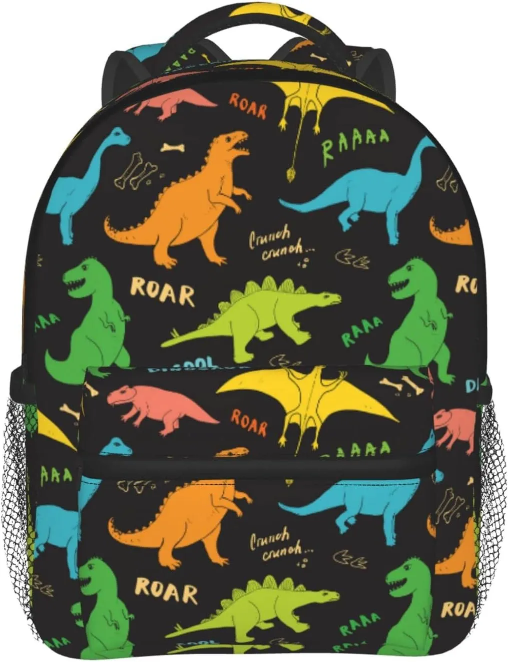 Kid's Mini Backpack 12 inch Childish Doodles Dinosaur Backpack Schoolbag Preschool Kindergarten Children Bag Nursery Travel Bag for Toddler Boys Girls Age 3-7