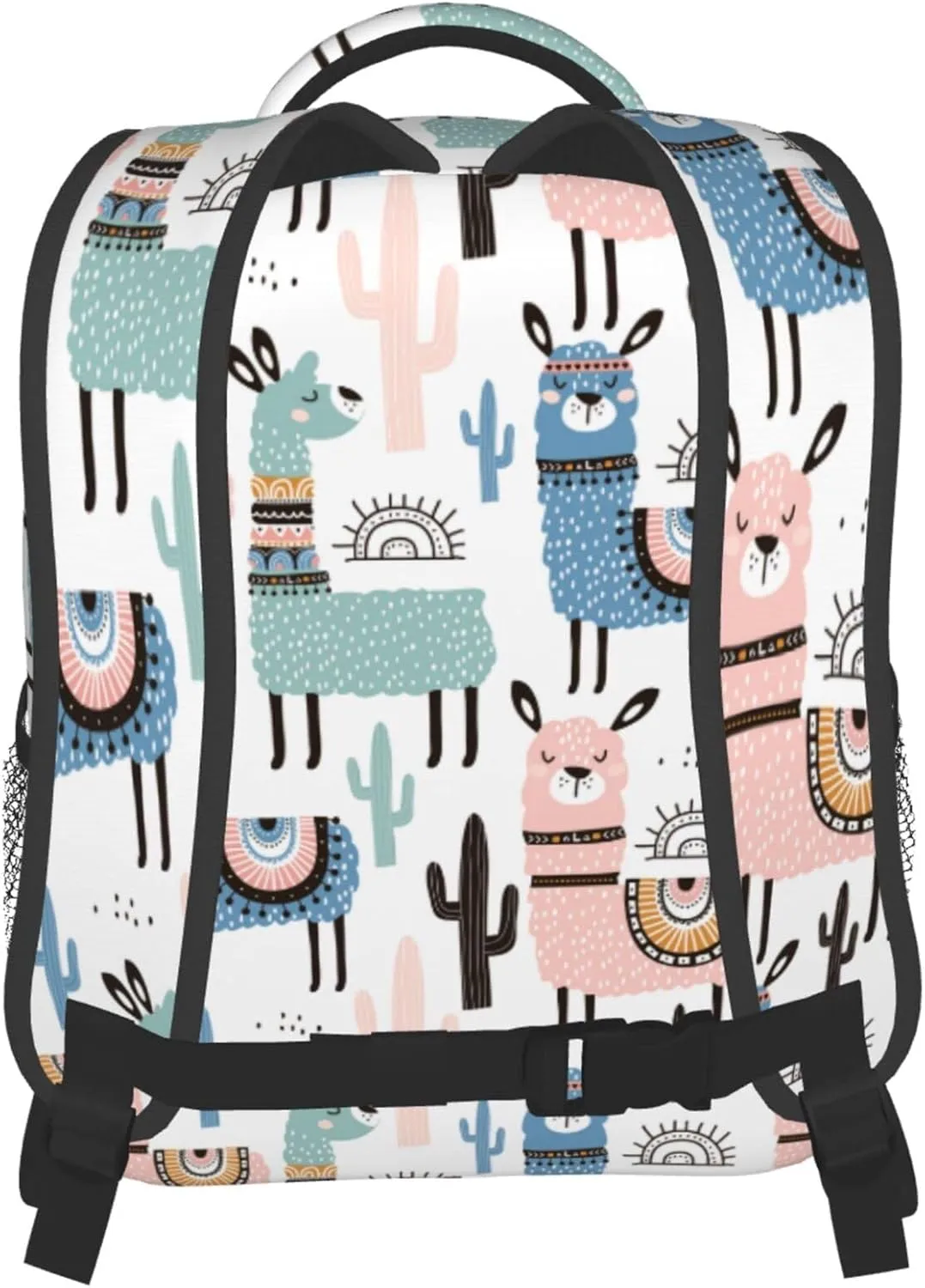 Kid's Mini Backpack 12 inch Funny Kids Cartoon Animals Colorful Llama Cactus Backpack Schoolbag Preschool Kindergarten Children Bag Nursery Travel Bag for Toddler Boys Girls Age 3-7