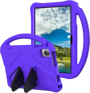 Kids Universal Case for Blackview Tab 8 WiFi 10.1 inch 2023, EVA Foam Stand Handle Cover for Blackview Tab 7 WiFi/OSCAL Pad 60/ DragonTouch Notepad 102/ Teclast P40HD 10.1" Tablets - Purple