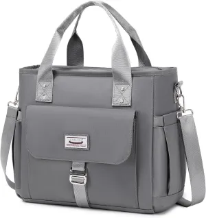 KYALOU Medium Tote Purse Bag for Women, Nurse Bag for Work, Teacher Tote Bag, Waterproof Nylon Crossbody Handbag