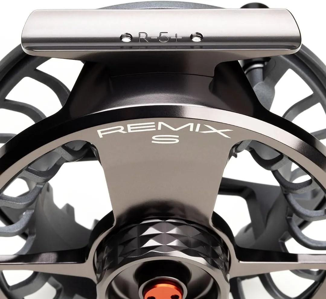 Lamson Remix Fly Reel 3-Pack (1 Reel & 2 spools with Carrying case) CNC machined Frame, Sealed Drag, 3/4/5/6/7/8/9/10 Weights