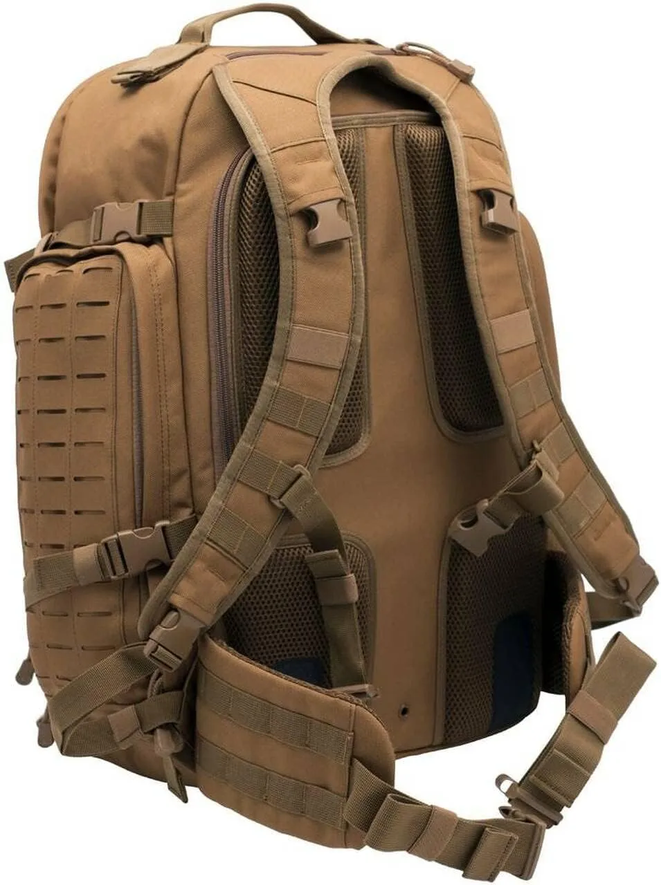 LAPG Atlas 72 Hour Tactical Backpack for Men & Women, Large Bug Out Bag with MOLLE System, Hiking Hunting Combat Backpack, Grey