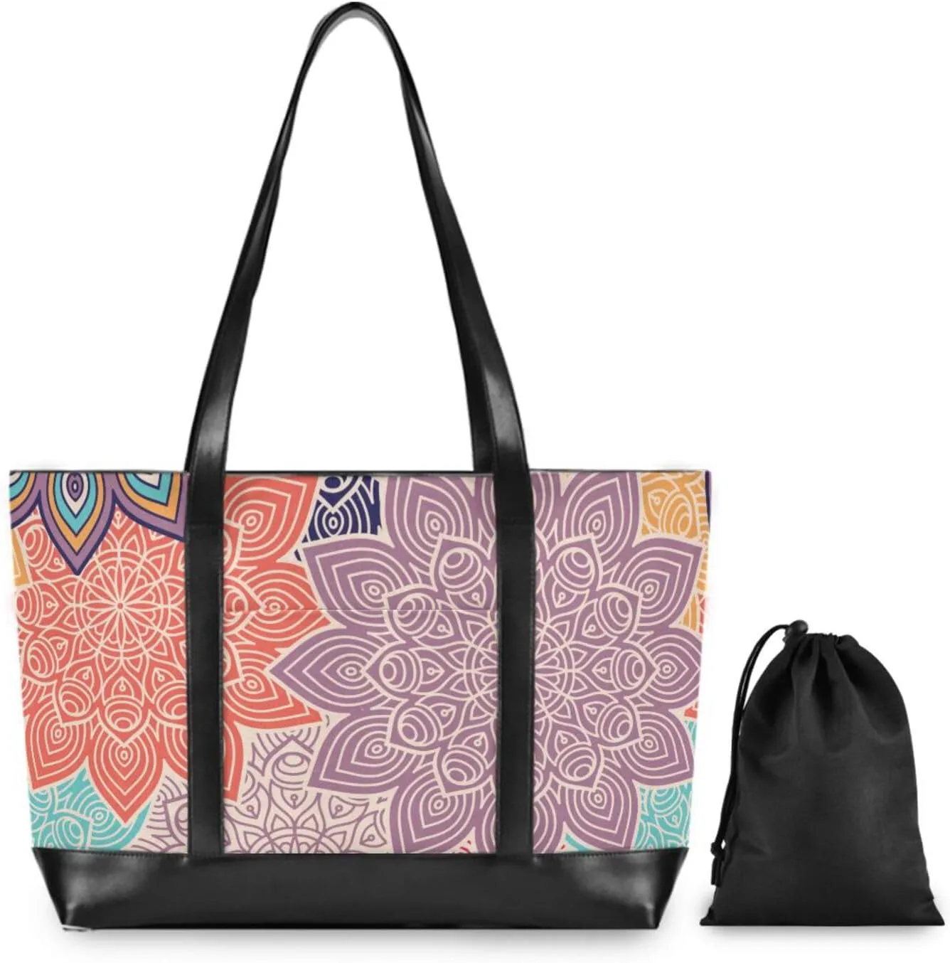 Laptop Tote Bag for Women 15.6in Tote Bag Laptop Compartment Work Bag Office Computer Teacher Travel Shoulder Bag