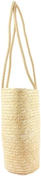 Large capacity Bag Simple and Practical Straw Handbag: Enjoy Leisure Time Ladies shoulder Bag(B)