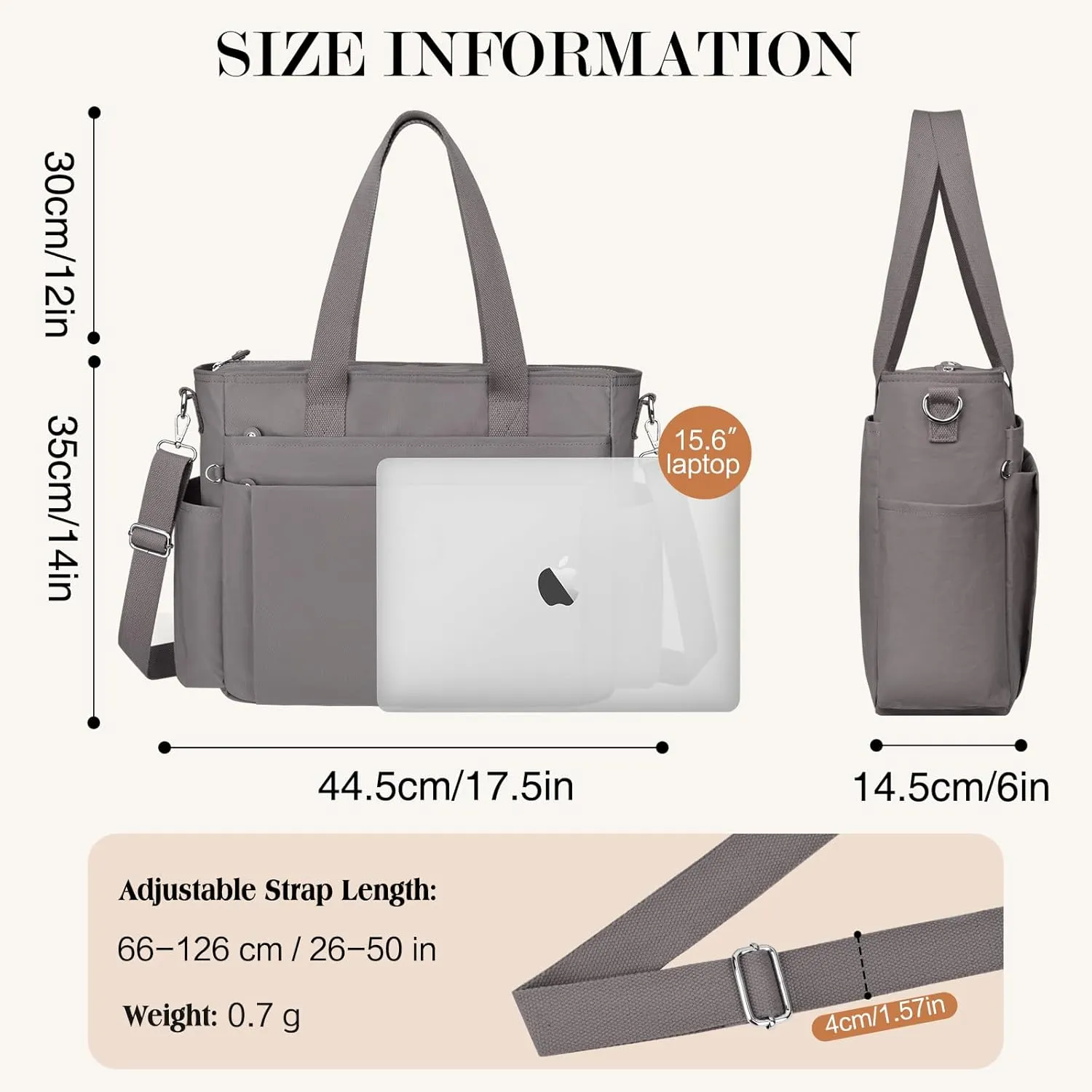 Large Tote Bag for Women, Waterproof Nylon Crossbody Tote Bag Shoulder Bag Carry On Bags for Travel Work Gym