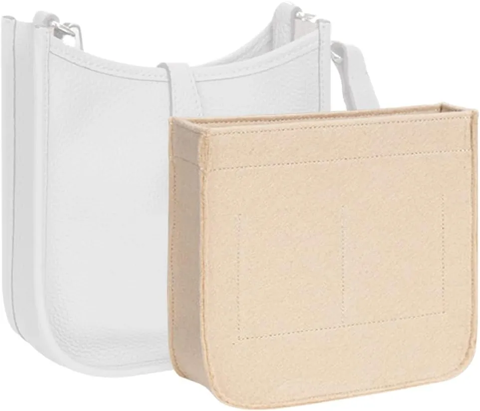 Lckaey Felt Organizer- for Evelyne 33 Bag Evelyne GM Bags Insert- Purse Organizer-1003Khaki-L