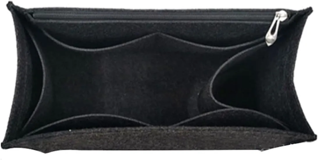 Lckaey Onthego PM MM GM Purse Organizer Handbag Insert for Tote Bag Organizer Purse Organizer1080black-M