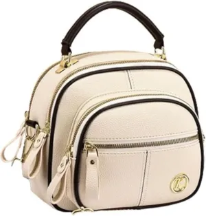Leather Bag Multifunctional Women's Crossbody Sling Bag: Large Capacity Multi Compartment Design Travel Ready Shoulder Bag