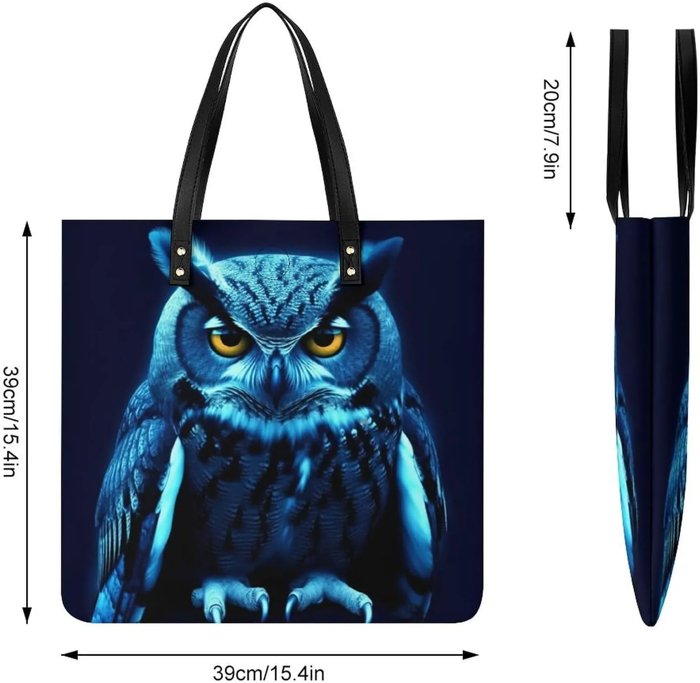 Leather Handbag for Women Tote Bag with Magnetic Buckle Wildlife Spider Crossbody Bag Shoulder Bags