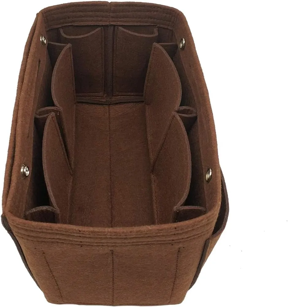 LEXSION Felt Purse Organizer Insert - Multi Pocket Bag in Bag Organizer Shaper