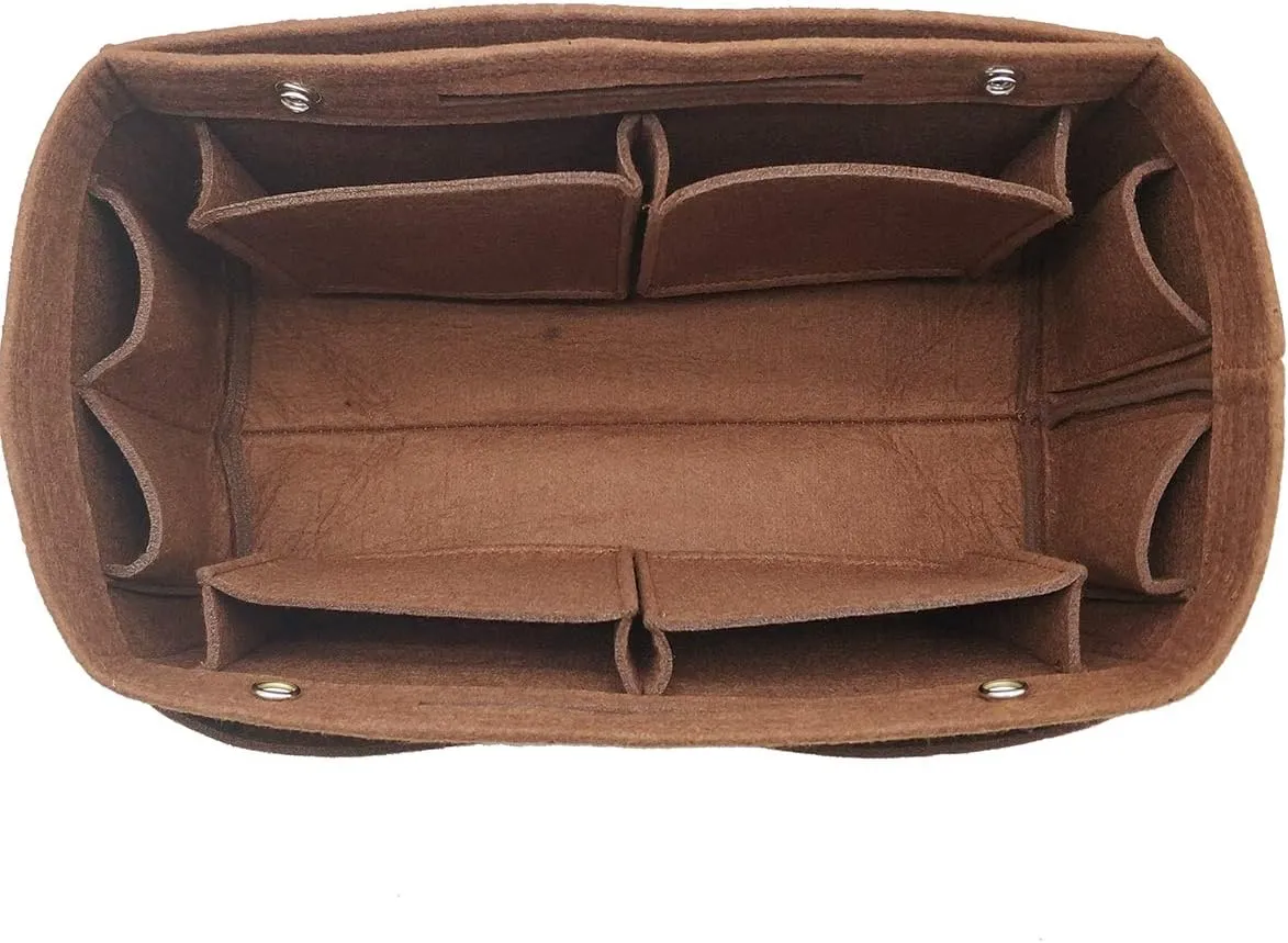 LEXSION Felt Purse Organizer Insert - Multi Pocket Bag in Bag Organizer Shaper
