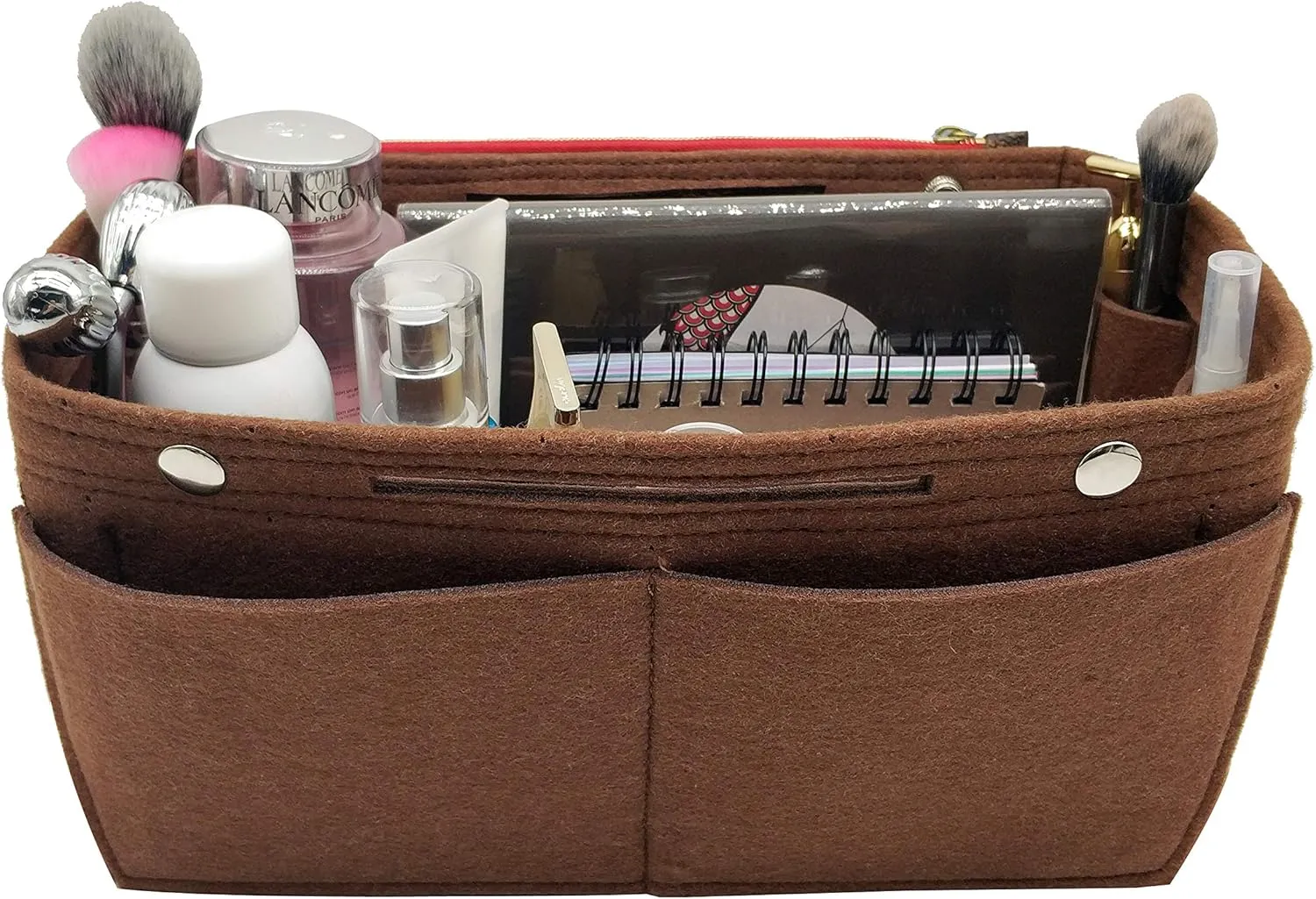 LEXSION Felt Purse Organizer Insert - Multi Pocket Bag in Bag Organizer Shaper