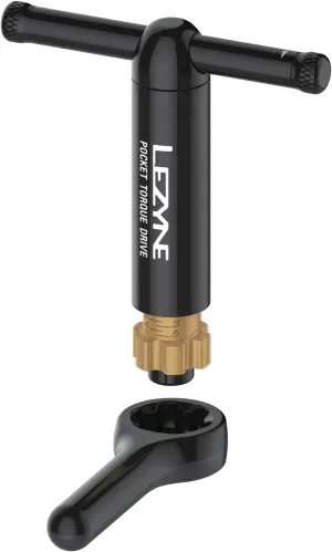 LEZYNE Pocket Torque Drive Bicycle Multi-tool, Pre-Calibrated Torsion Ratchet Torque Wrench, Includes Six Hardened Steel bits, EVA Case, Portable, Easy-to-use Bike Torque Wrench