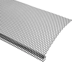 Lock-in Gutter Guard Pack of 40-6” x 120 ft Durable Coated Steel Leaf Gutter Guards Micro Mesh Gutter Screens Gutter Protection Covers Fit K Style Gutter, Black