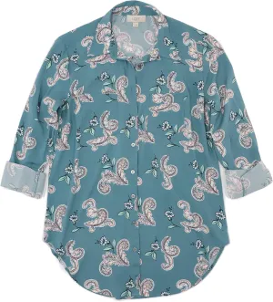 Loft Ann Taylor Outlet Women's Pocket Button Down Tunic Shirt