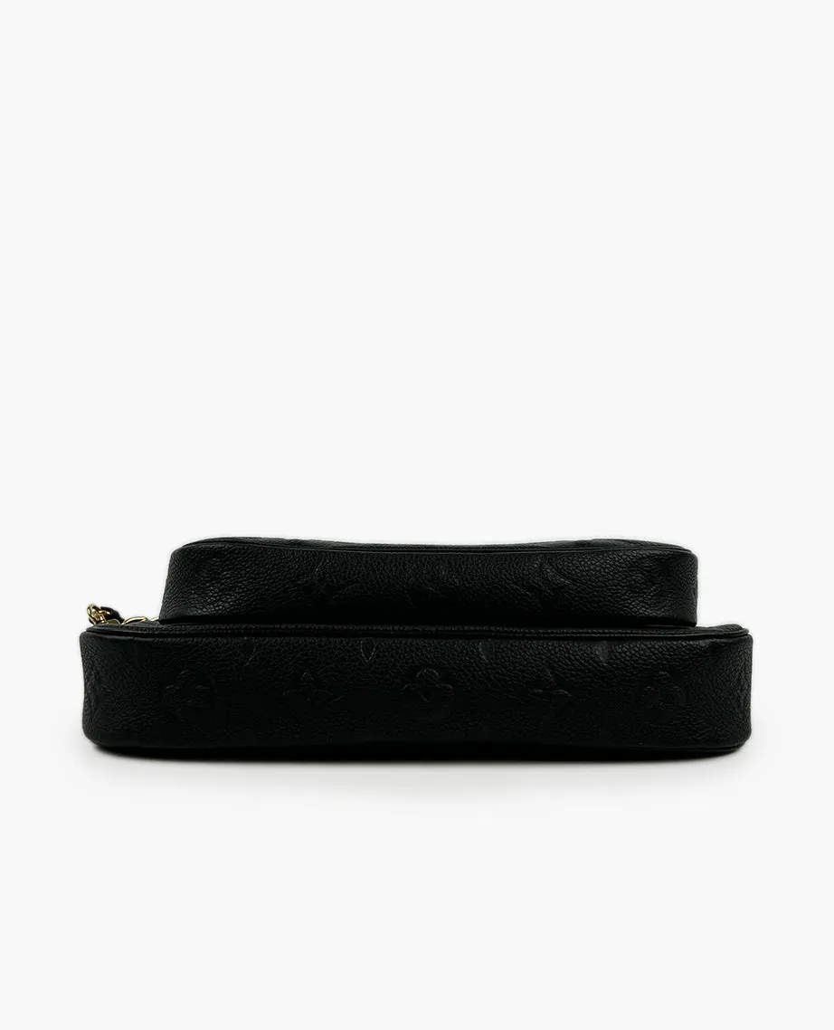 Louis Vuitton Monogram Black Empreinte Multipochette