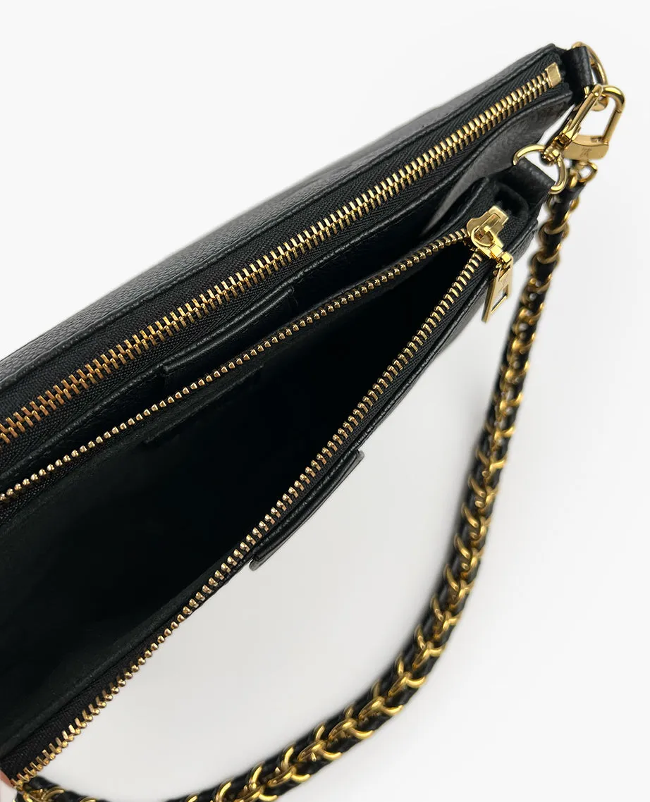 Louis Vuitton Monogram Black Empreinte Multipochette