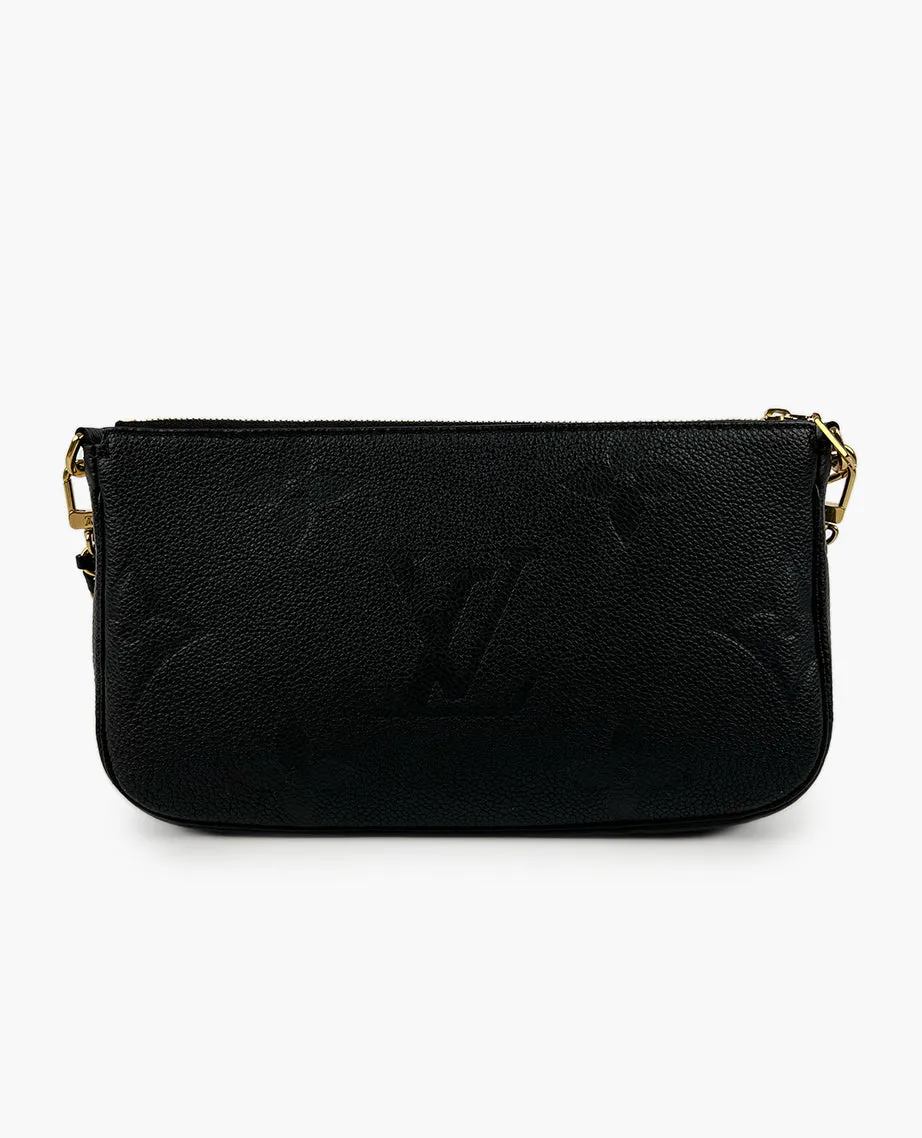 Louis Vuitton Monogram Black Empreinte Multipochette