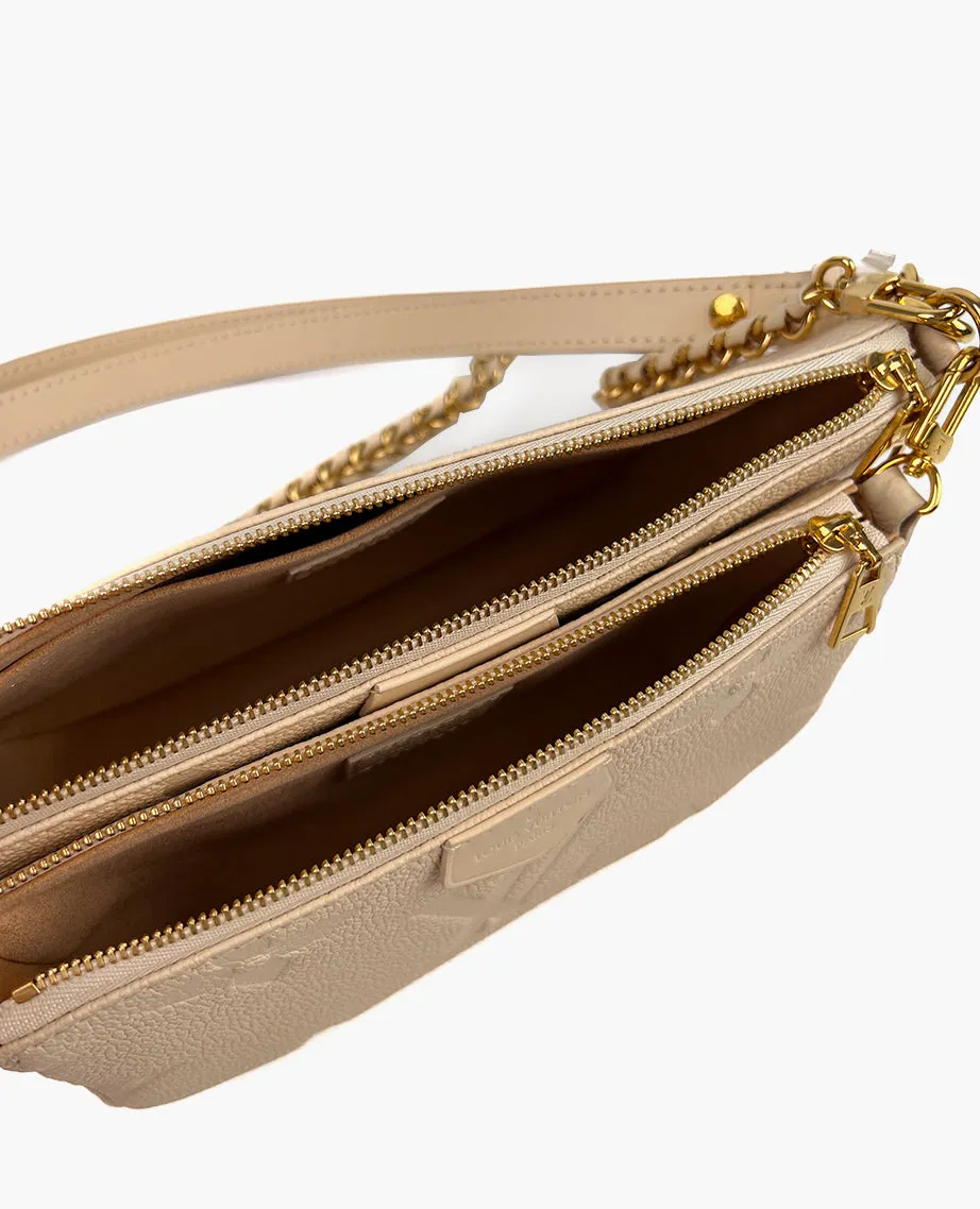 Louis Vuitton Monogram Empreinte Creme Multipochette
