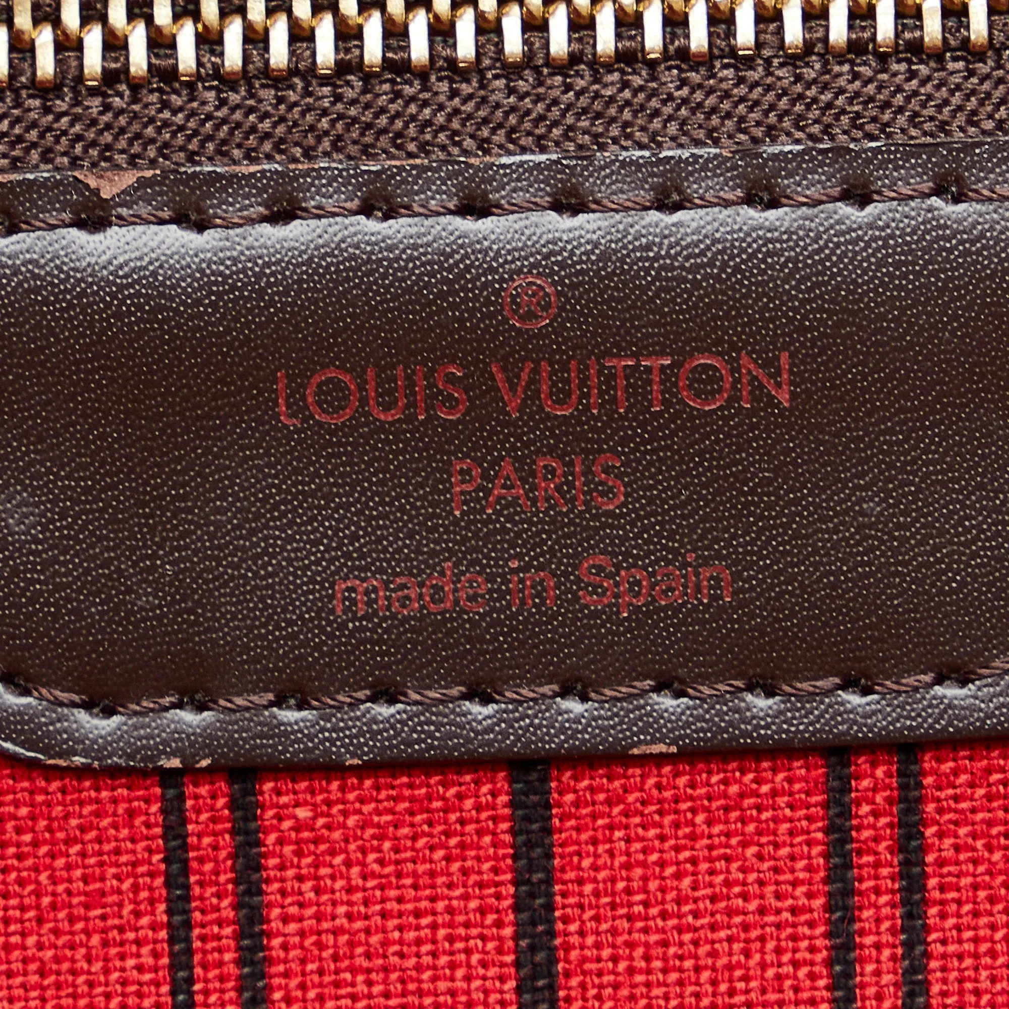 Louis Vuitton Neverfull MM Damier Ebene Canvas