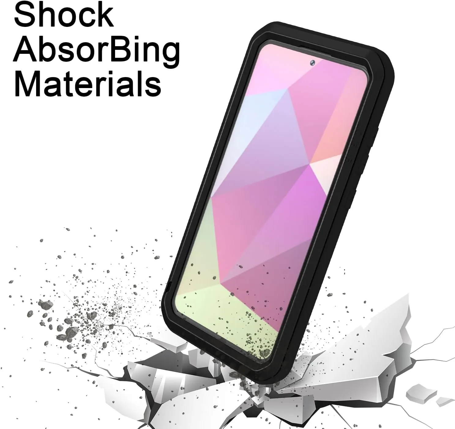 LOVE MEI Compatible with Samsung Galaxy S24 Plus Case, Outdoor Waterproof Military Heavy Duty Shockproof Dust/Dirt Proof Hybrid Aluminum Metal Silicone Tempered Glass Full Body Cover (Silver)