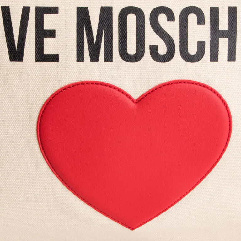 L.O.V.E  M.O.S.C.H.I.N.O  Shopper Heart Shoulder/Tote Bag