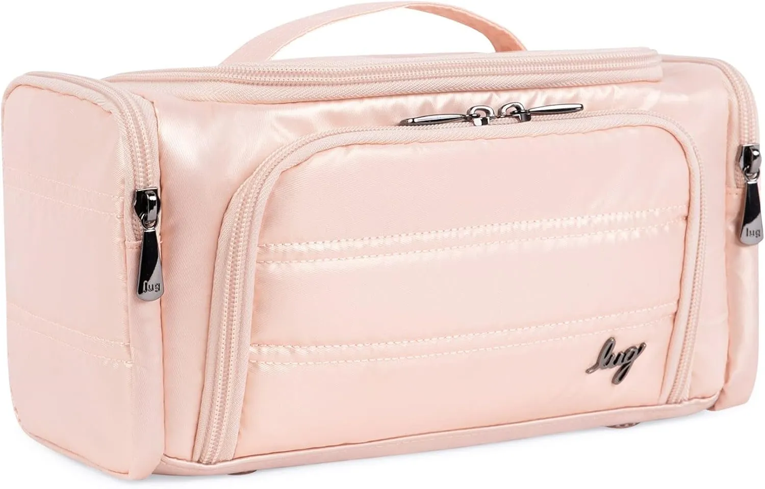 Lug Trolley Medium Cosmetic Case, MAGENTA