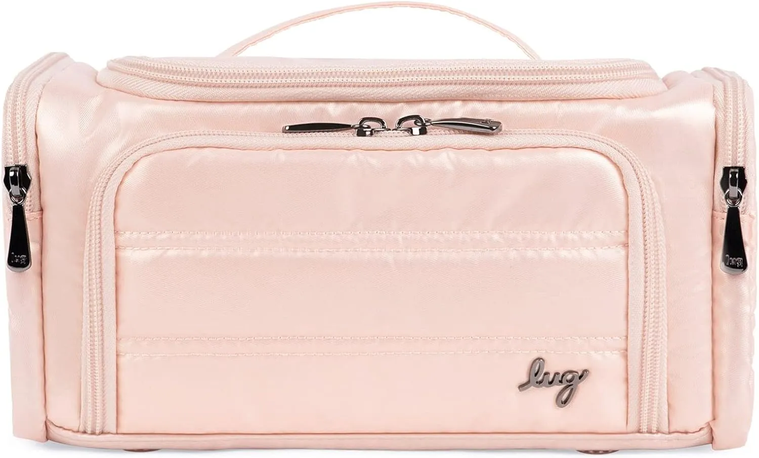 Lug Trolley Medium Cosmetic Case, MAGENTA