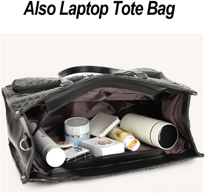 Lunch Tote Bag for Women,2 in 1 Bags Combo,Tote Work Bags with Insulated Lunch Compartment,15.6 Inch Large Capacity Laptop Bag Computer Handbag
