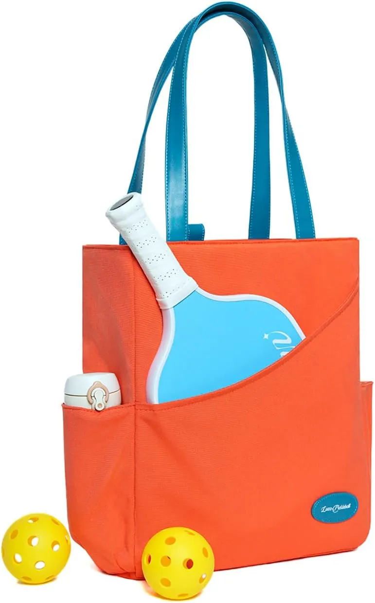 LUZZ Pickleball Tote Bag Sport Duffle Bag Pickleball Handbag with Paddle Pocket