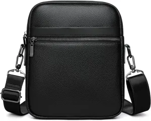Man Purse Leather Man Bag Crossbody Shoulder Bags for Men Messenger Satchel Handbag EDC Travel Sling Bolso